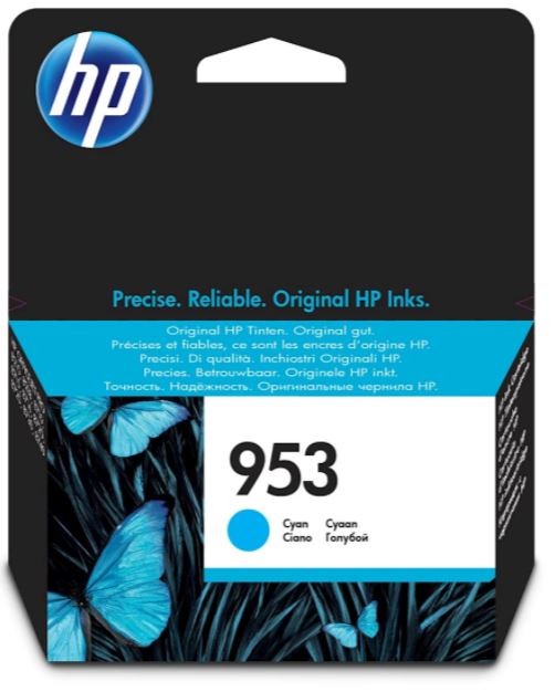 HP 953 Cyan bläckpatron F6U12AE
