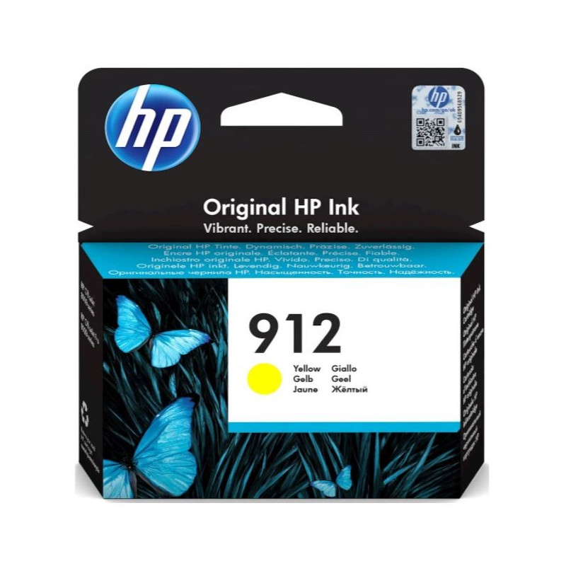 Skrivare/Printer tillbehör - HP 912 Gul bläckpatron 3YL79AE för HP Officejet