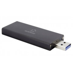 Kabinett för hårddisk - Renkforce USB 3.0-kabinett för intern M.2 SSD 2242 och 2230