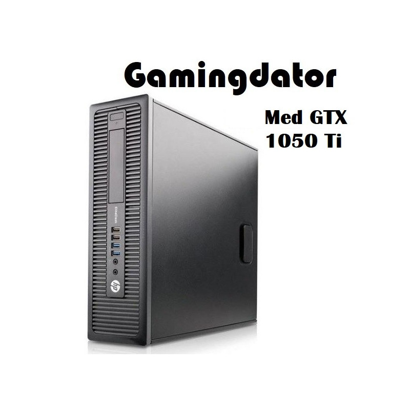 Demohörna - Gaming HP Elitedesk 800 G1 med nytt GTX1050ti 8GB (beg)