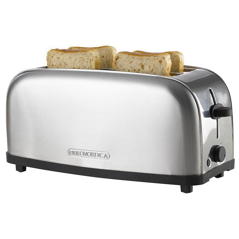 Brödrost - OBH Nordica Brödrost Manhattan Steel 4