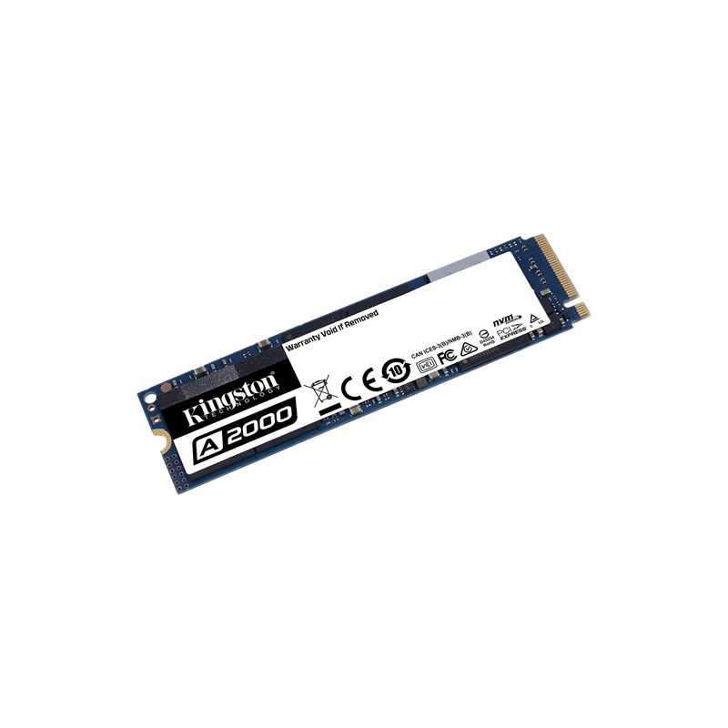 Hårddiskar - Kingston A2000 500GB NVMe M.2 SSD 2280