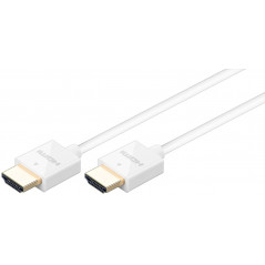 Skärmkabel & skärmadapter - Goobay Slimmad HDMI-kabel 2 meters