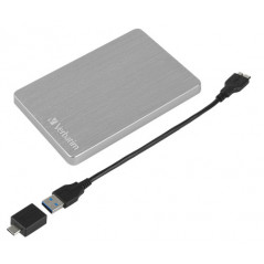 2,5" extern hårddisk - Verbatim extern hårddisk 1000GB USB 3.2 ALU Slim