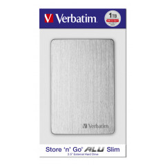 2,5" extern hårddisk - Verbatim extern hårddisk 1000GB USB 3.2 ALU Slim