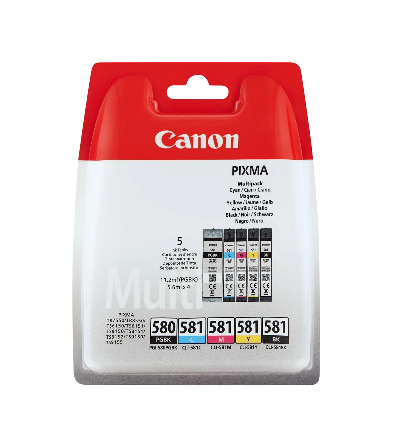 Bläckpatron CANON PGI-580/CLI-581 för Pixma svart och färg