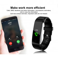 Smartwatch - Denver fitnessarmband och klocka (hjärtfrekvens, steg, avstånd, kalori)