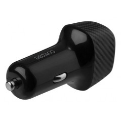 Billaddare mobiltelefon - Billaddare med snabbladdning och dubbla USB-uttag