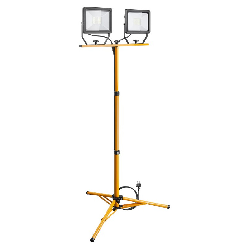 Hem & Hushåll - Kraftfull LED arbetsbelysning 2x 50 Watt med Teleskopstativ