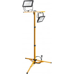 Hem & Hushåll - Kraftfull LED arbetsbelysning 2x 50 Watt med Teleskopstativ