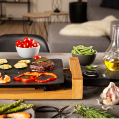 Elgrill - Princess Elektrisk Bordsgrill Table Chef i Bambu
