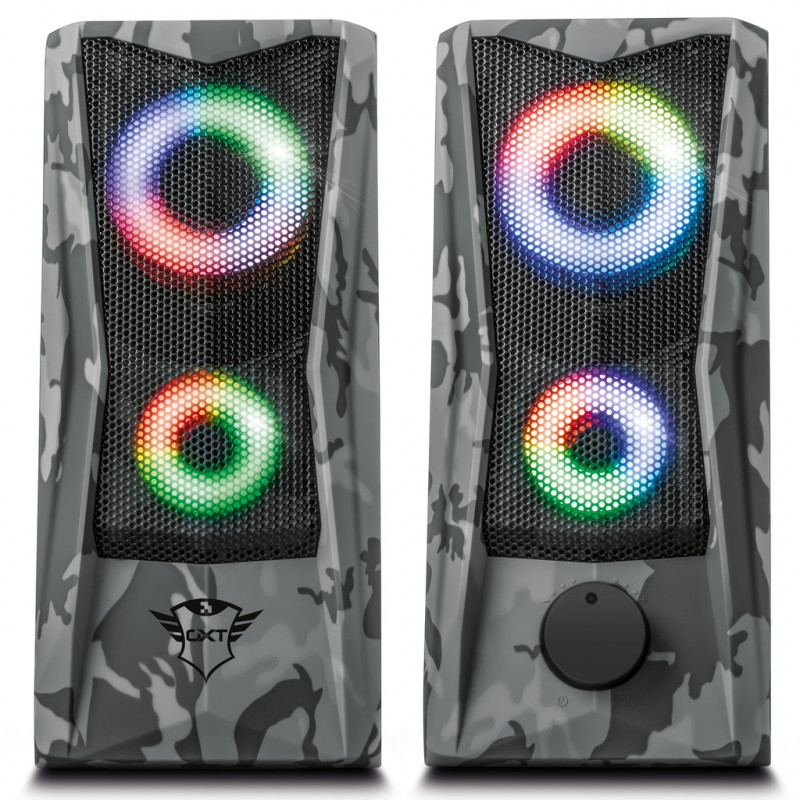 Högtalare - Trust GXT 606 Javv RGB 2.0 Gaming datorhögtalare