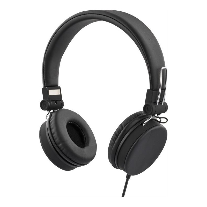Over-ear - Streetz hörlurar med mikrofon i flera färger Svart/Vit/Rosa/Blå