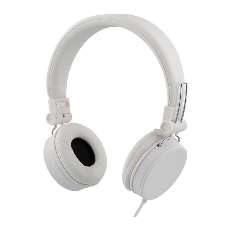 Over-ear - Streetz hörlurar med mikrofon i flera färger Svart/Vit/Rosa/Blå
