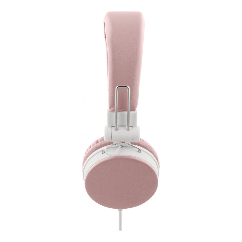 Over-ear - Streetz hörlurar med mikrofon i flera färger Svart/Vit/Rosa/Blå
