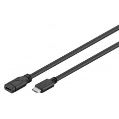 USB-C kabel - USB-C 3.1 förlängningskabel 1 meter