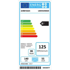TV-apparater - Andersson 55-tums UHD 4K Smart-TV med Wi-Fi