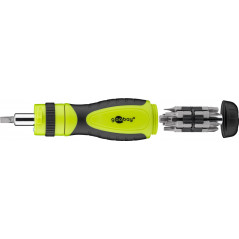 Skruvmejsel & mejselset - Skruvmejsel med 12 bits och integrerad LED-lampa
