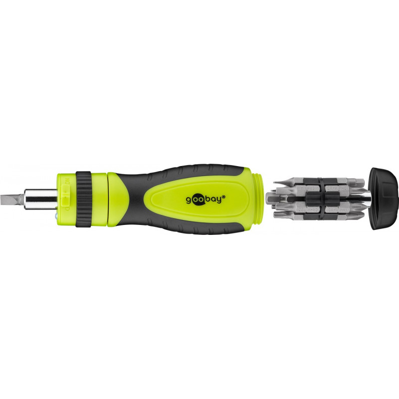 Skruvmejsel & mejselset - Skruvmejsel med 12 bits och integrerad LED-lampa