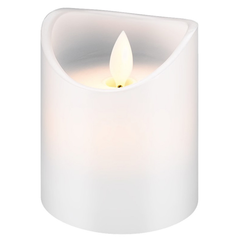 LED-ljus - LED-ljus med äkta vax och realistisk låga (7.5 x 10 cm)