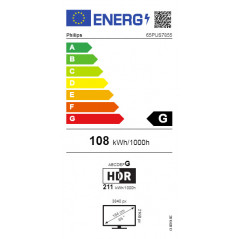 TV-apparater - Philips 65-tums 4K Smart UHD-TV