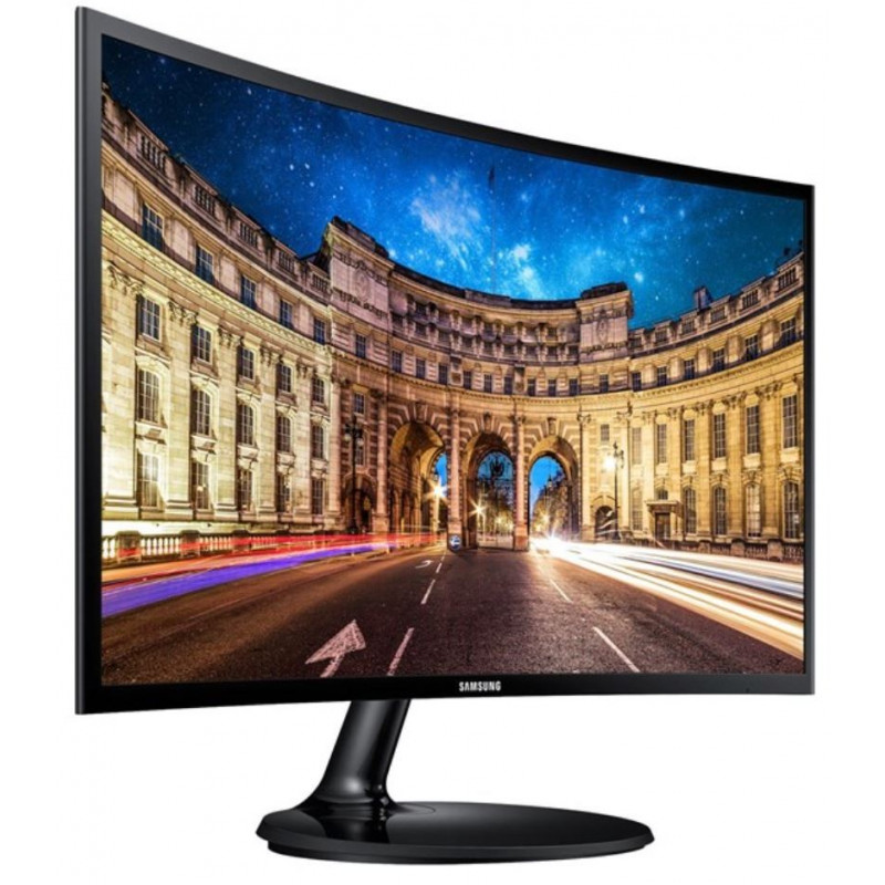 15 - 24" Datorskärm - Samsung Curved 24" LED Skärm CF390 (fyndvara)