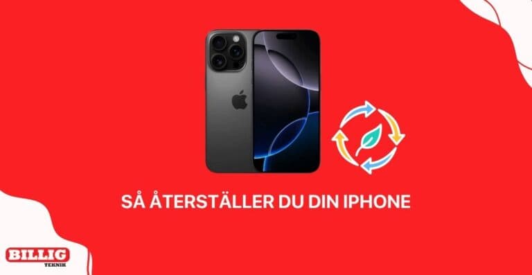 återställa iphone