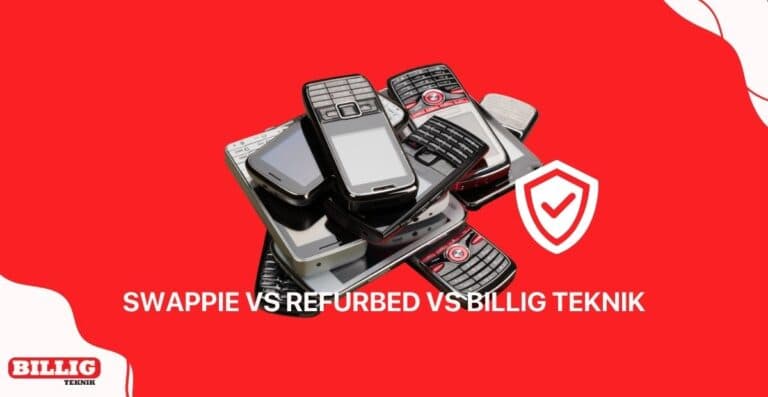 Swappie vs Refurbed vs Billig Teknik