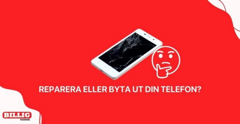 Ska du reparera eller byta ut din telefon?
