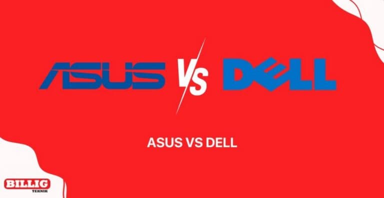 Asus vs Dell bärbara datorer: Vilket varumärke är bättre?
