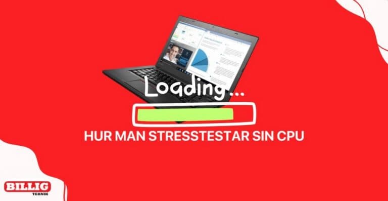 Hur man stresstesrar en dator efter köp av begagnad dator