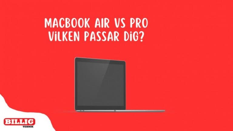 MacBook Air VS MacBook Pro: Vilken laptop från Apple passar dig bäst 2025