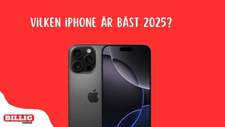 Vilken iPhone är bäst 2026