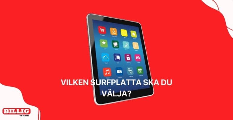 bästa surfplattan