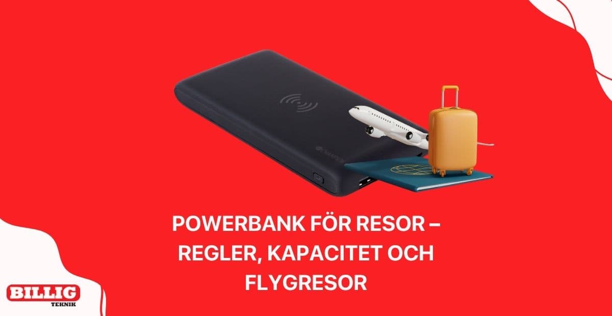 powerbank flygplan