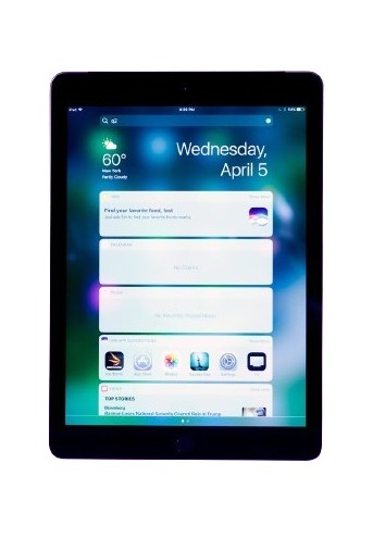 Apple iPad 5th Gen. 32GB Space Grey med 1 års garanti (beg)