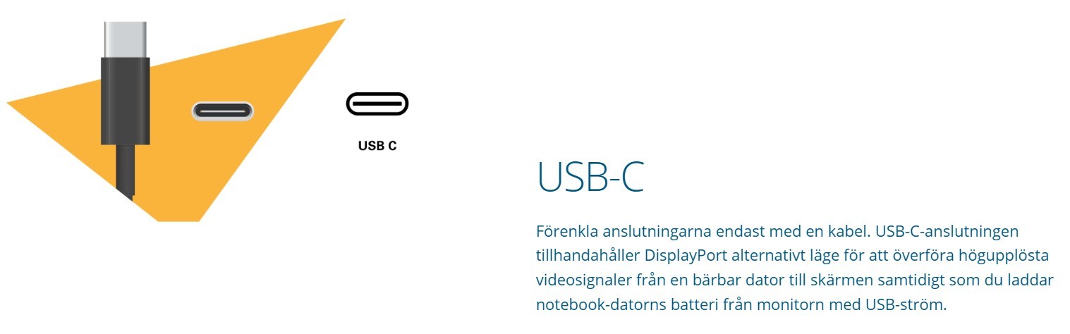 USB-C anslutning