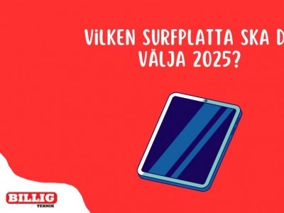 Bäst i test surfplatta 2025 - Hitta den bästa surfplattan för dig