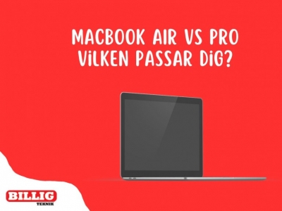 MacBook Air VS MacBook Pro: Vilken laptop från Apple passar dig bäst 2025