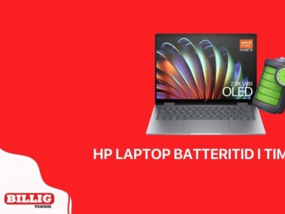 Hur länge håller ett HP laptop-batteri i timmar? Genomsnittlig batteritid förkla