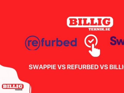 Swappie vs Refurbed vs Billig Teknik: Vilken ger dig minst köpångest?
